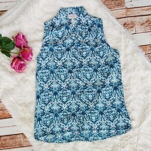Laundry Hi-Lo Sleeveless Blouse